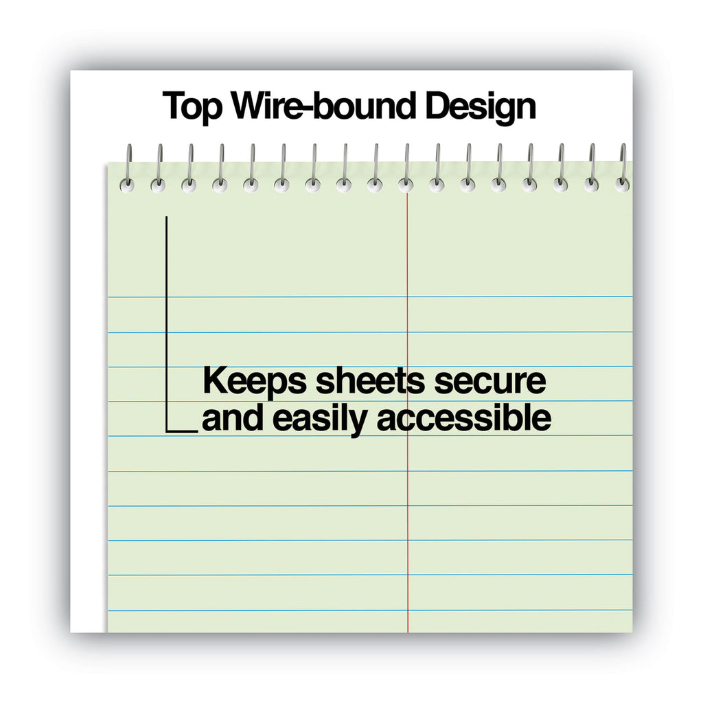 steno-pads-gregg-rule-red-cover-80-green-tint-6-x-9-sheets-6-pack_unv86920pk - 4
