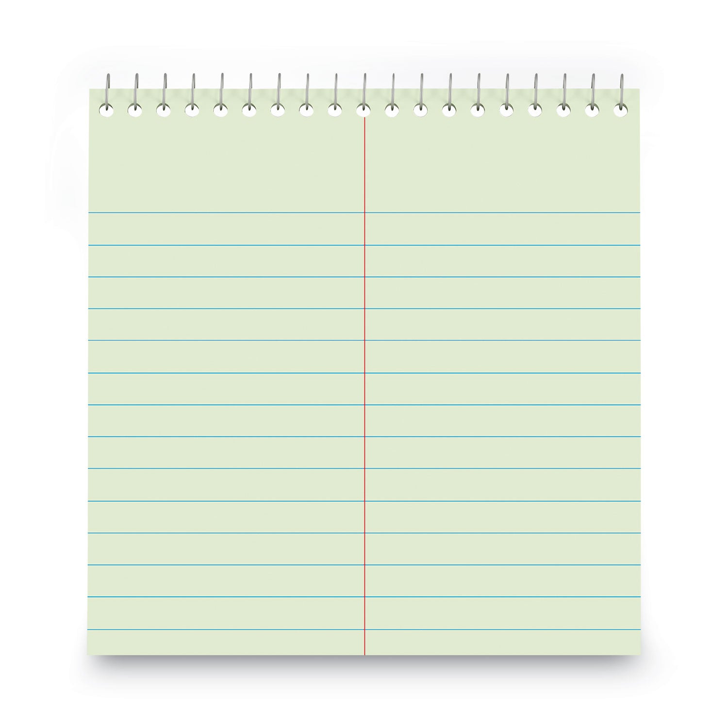 steno-pads-gregg-rule-red-cover-80-green-tint-6-x-9-sheets-6-pack_unv86920pk - 5