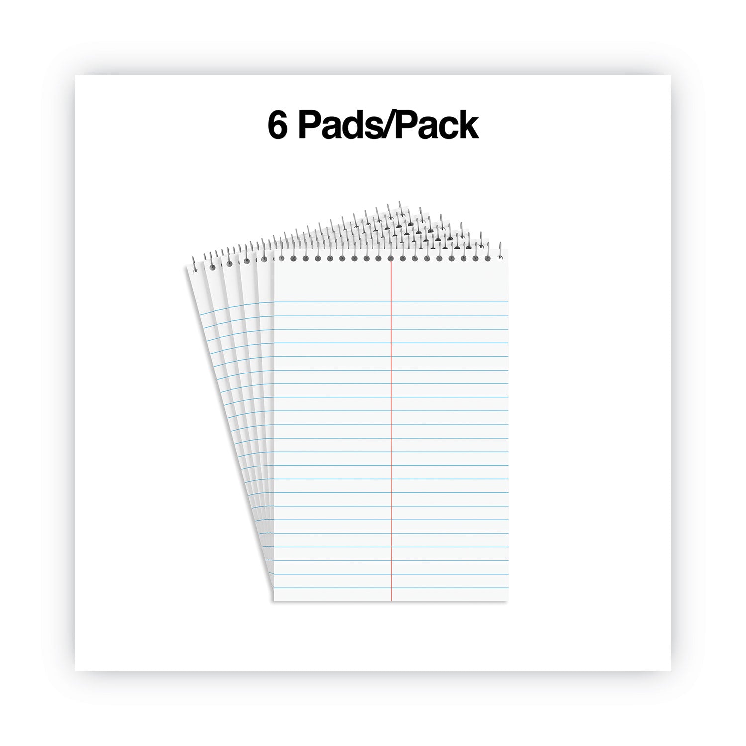 steno-pads-gregg-rule-red-cover-80-white-6-x-9-sheets-6-pack_unv96920pk - 2