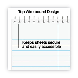 Steno Pads, Gregg Rule, Red Cover, 80 White 6 x 9 Sheets, 6/Pack