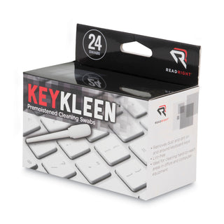 KeyKleen Premoistened Cleaning Swabs, 24/Box