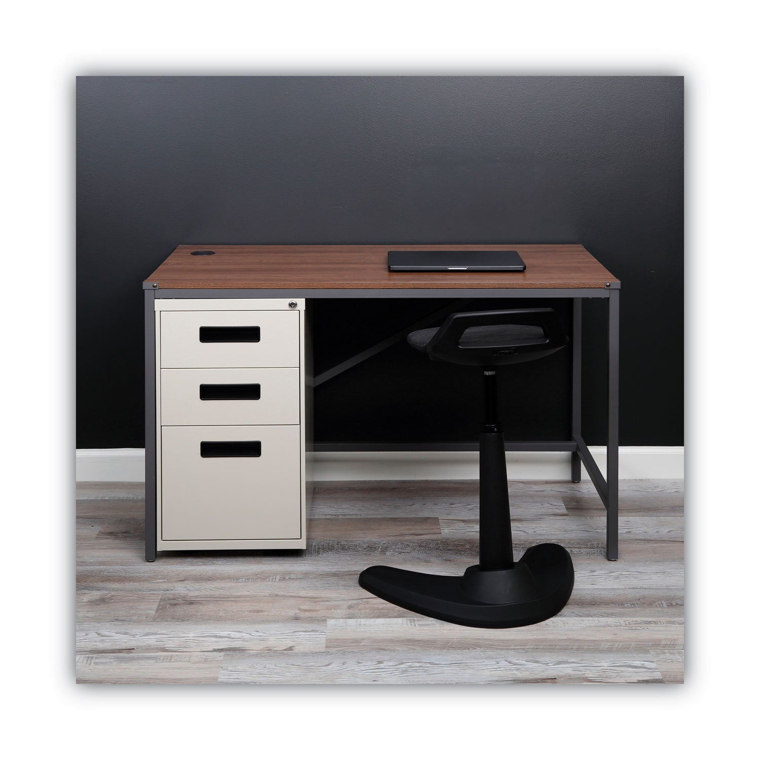 File Pedestal, Left or Right, 3-Drawers: Box/Box/File, Legal/Letter, Putty, 14.96" x 19.29" x 27.75