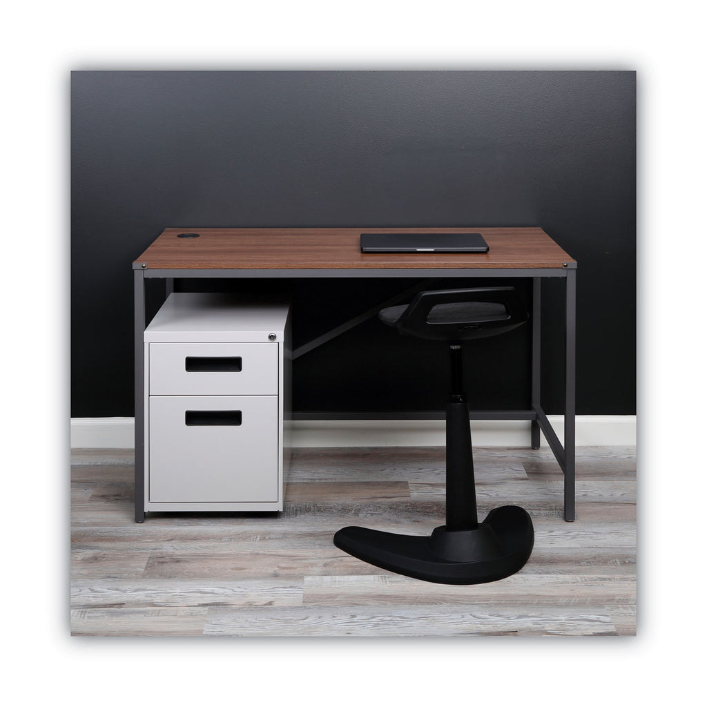 File Pedestal, Left or Right, 2-Drawers: Box/File, Legal/Letter, Light Gray, 14.96" x 19.29" x 21.65