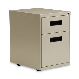 File Pedestal, Left or Right, 2-Drawers: Box/File, Legal/Letter, Putty, 14.96" x 19.29" x 21.65