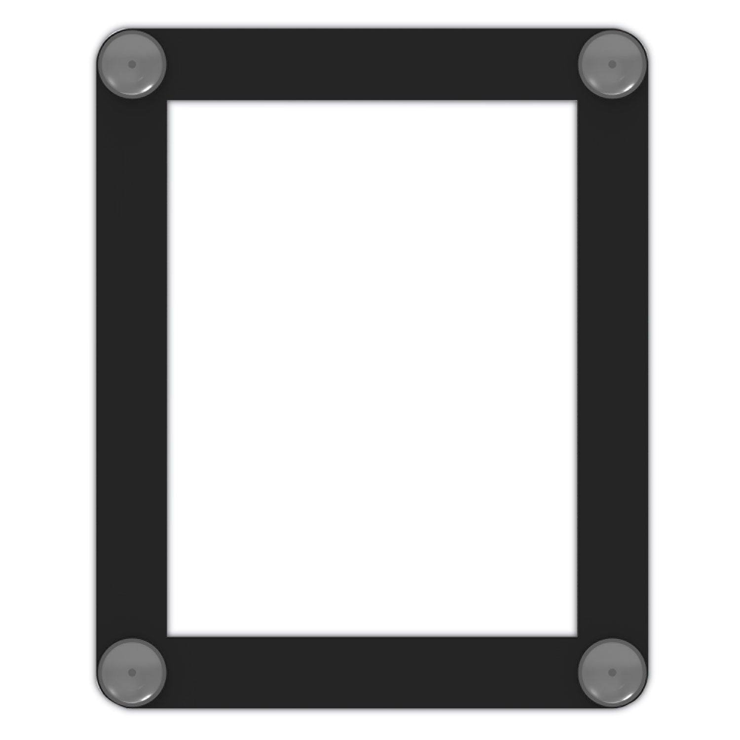 Superior Image Window Display, 8.5 x 11 Insert, Clear/Black