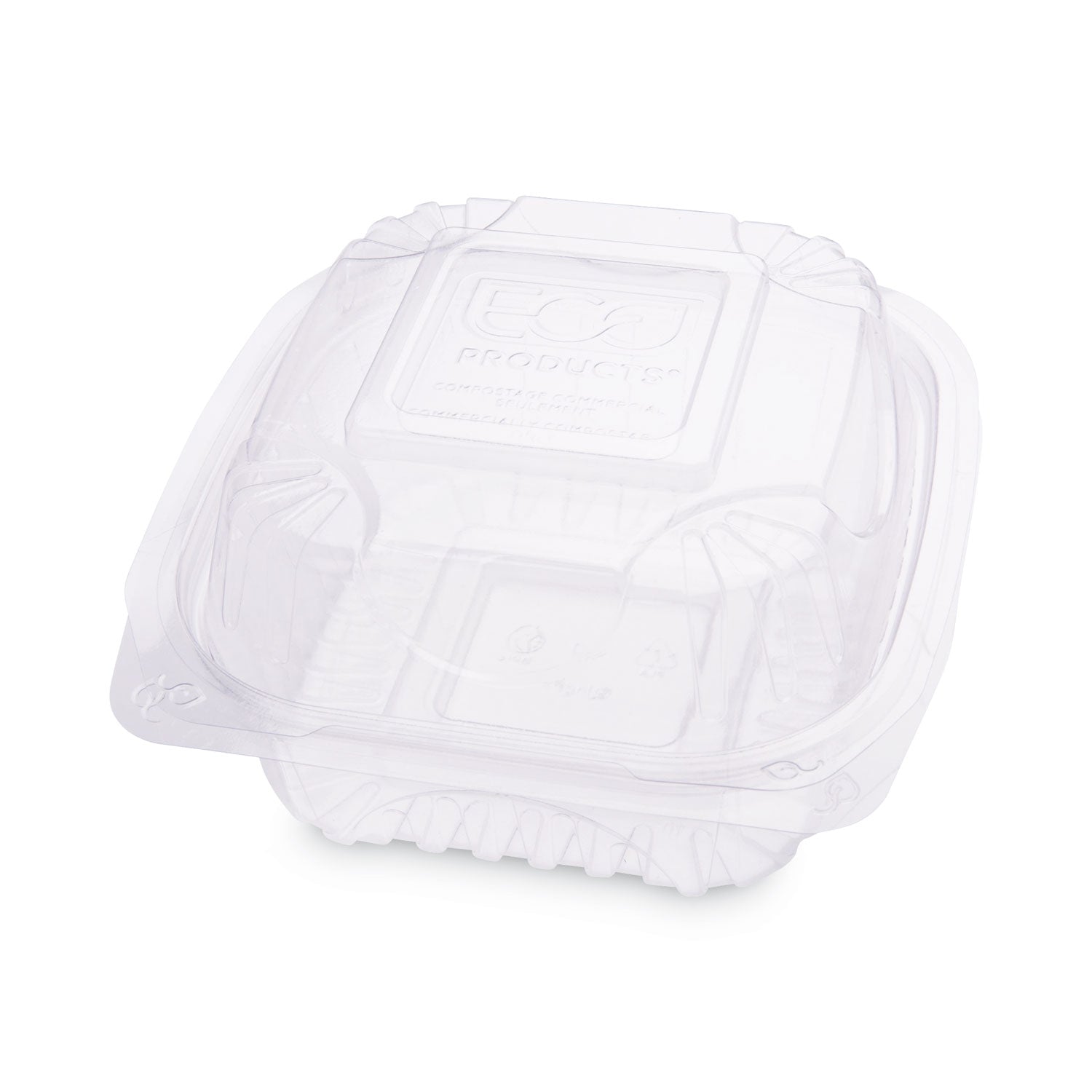 clear-clamshell-hinged-food-containers-6-x-6-x-3-plastic-80-pack-3-packs-carton_ecoeplc6 - 1