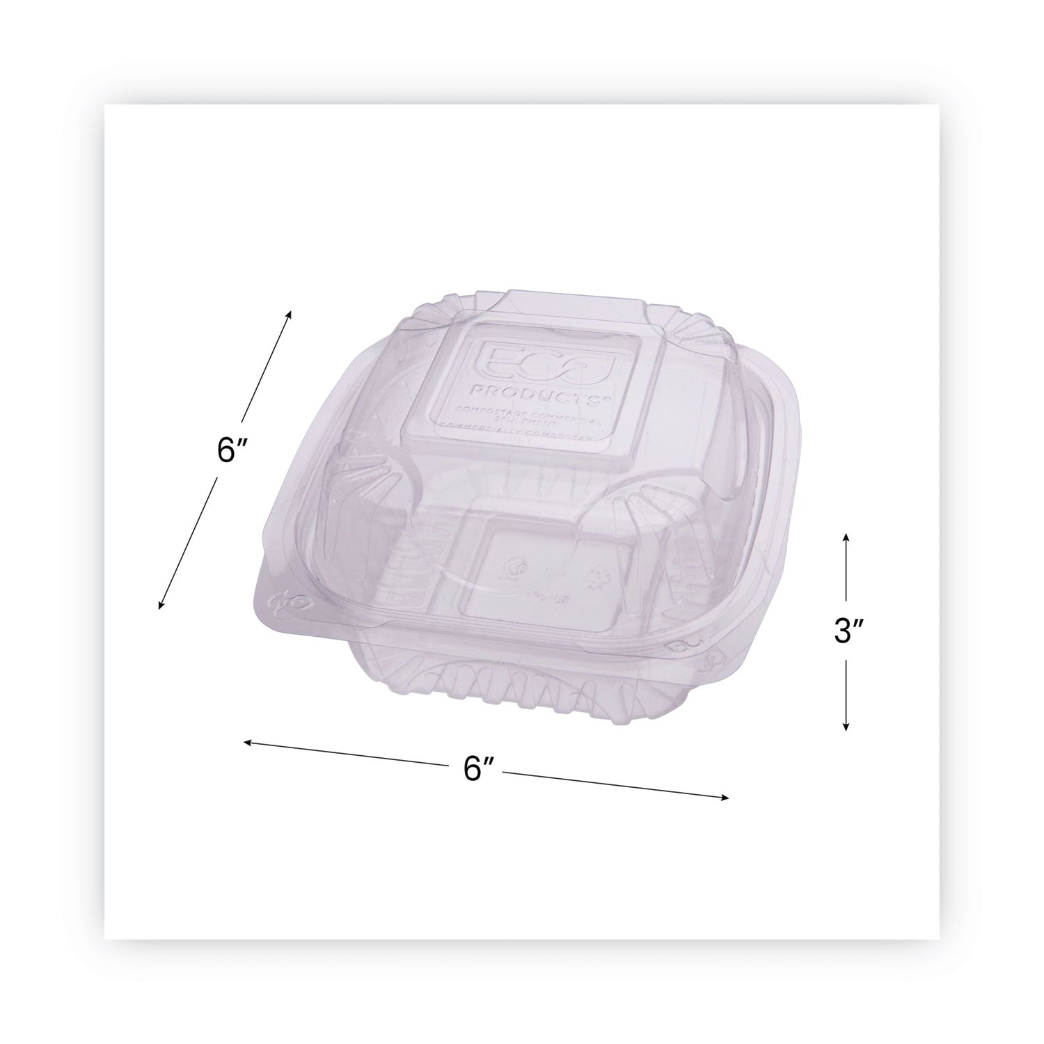 clear-clamshell-hinged-food-containers-6-x-6-x-3-plastic-80-pack-3-packs-carton_ecoeplc6 - 3