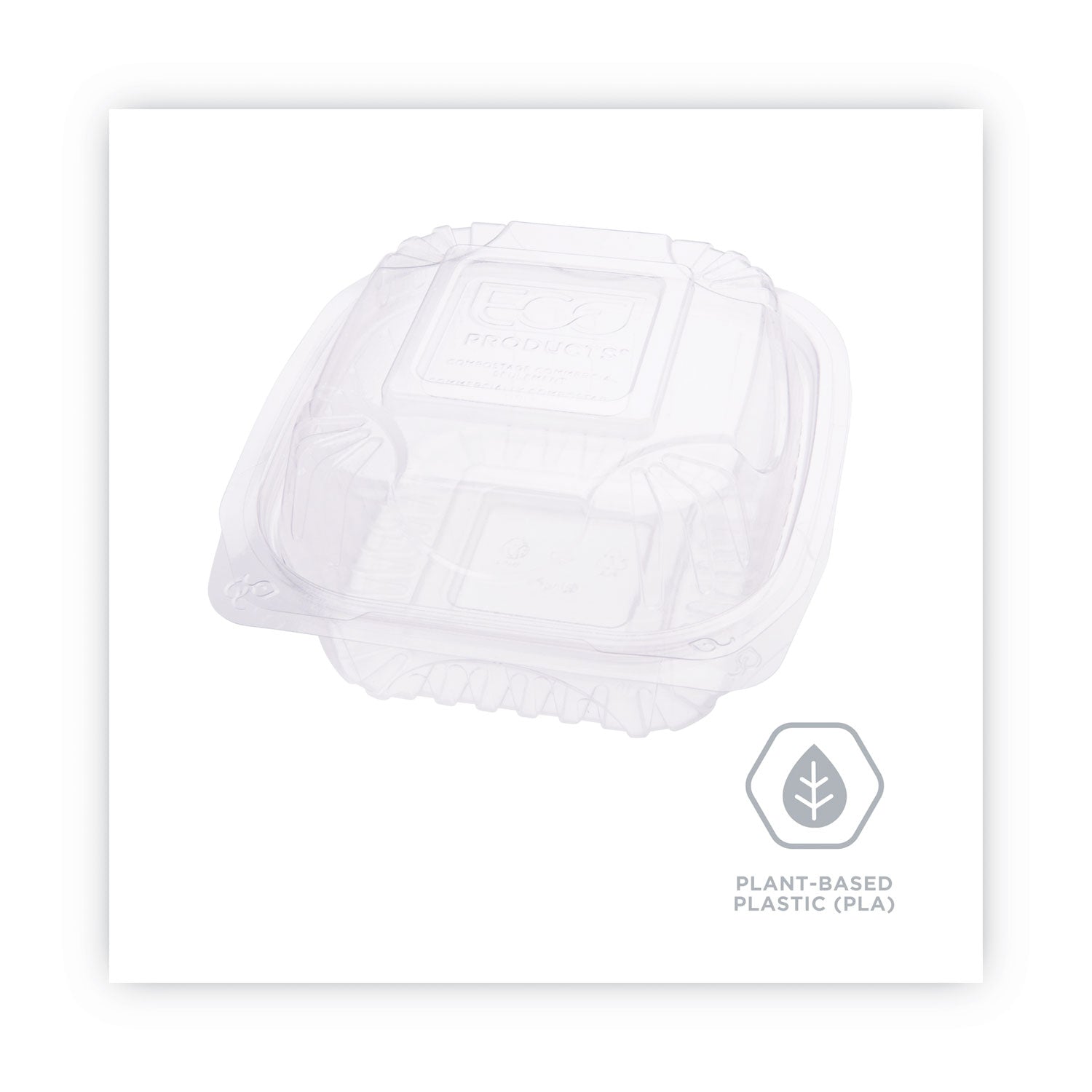 clear-clamshell-hinged-food-containers-6-x-6-x-3-plastic-80-pack-3-packs-carton_ecoeplc6 - 5