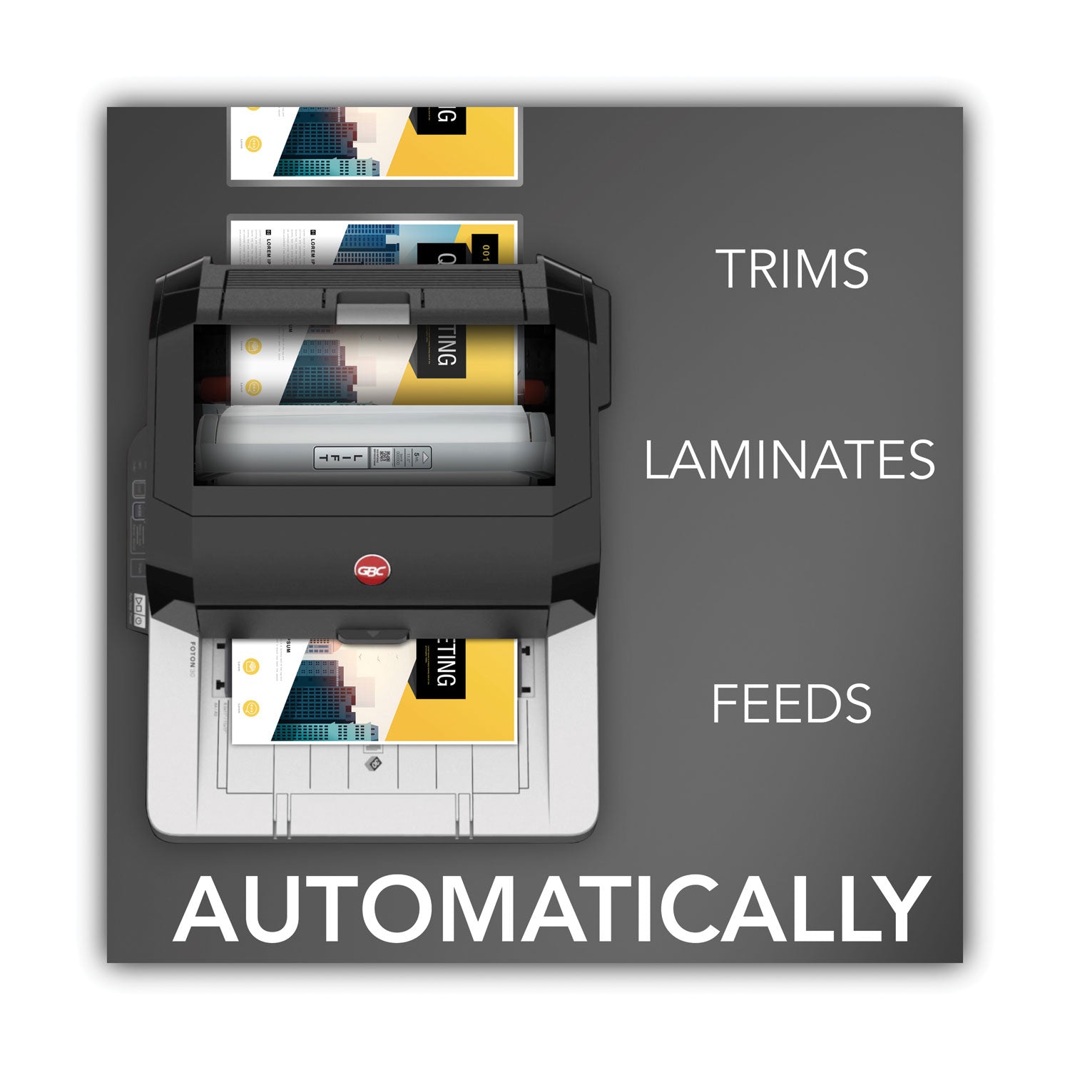 foton-30-automated-pouch-free-laminator-two-rollers-1-max-document-width-5-mil-max-document-thickness_gbcfoton30120na - 4