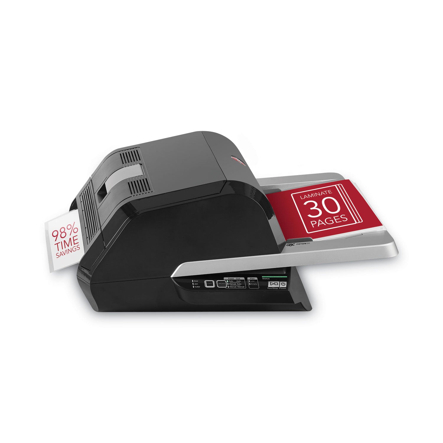foton-30-automated-pouch-free-laminator-two-rollers-1-max-document-width-5-mil-max-document-thickness_gbcfoton30120na - 3