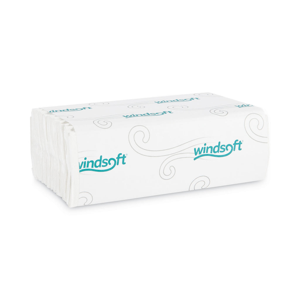 C-Fold Paper Towels, 1-Ply, 10.2 x 13.25, White, 200/Pack, 12 Packs/Carton - 