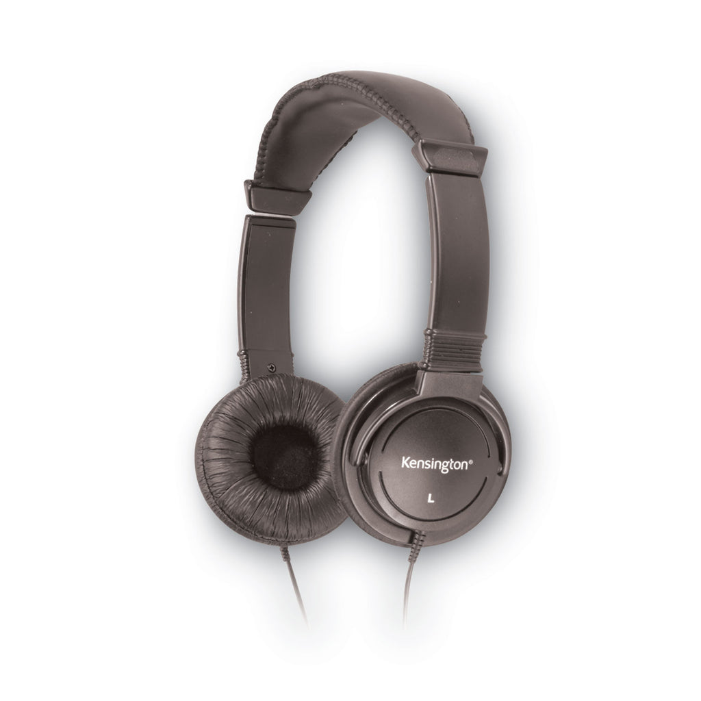 Hi-Fi Headphones, Plush Sealed Earpads, Black - 