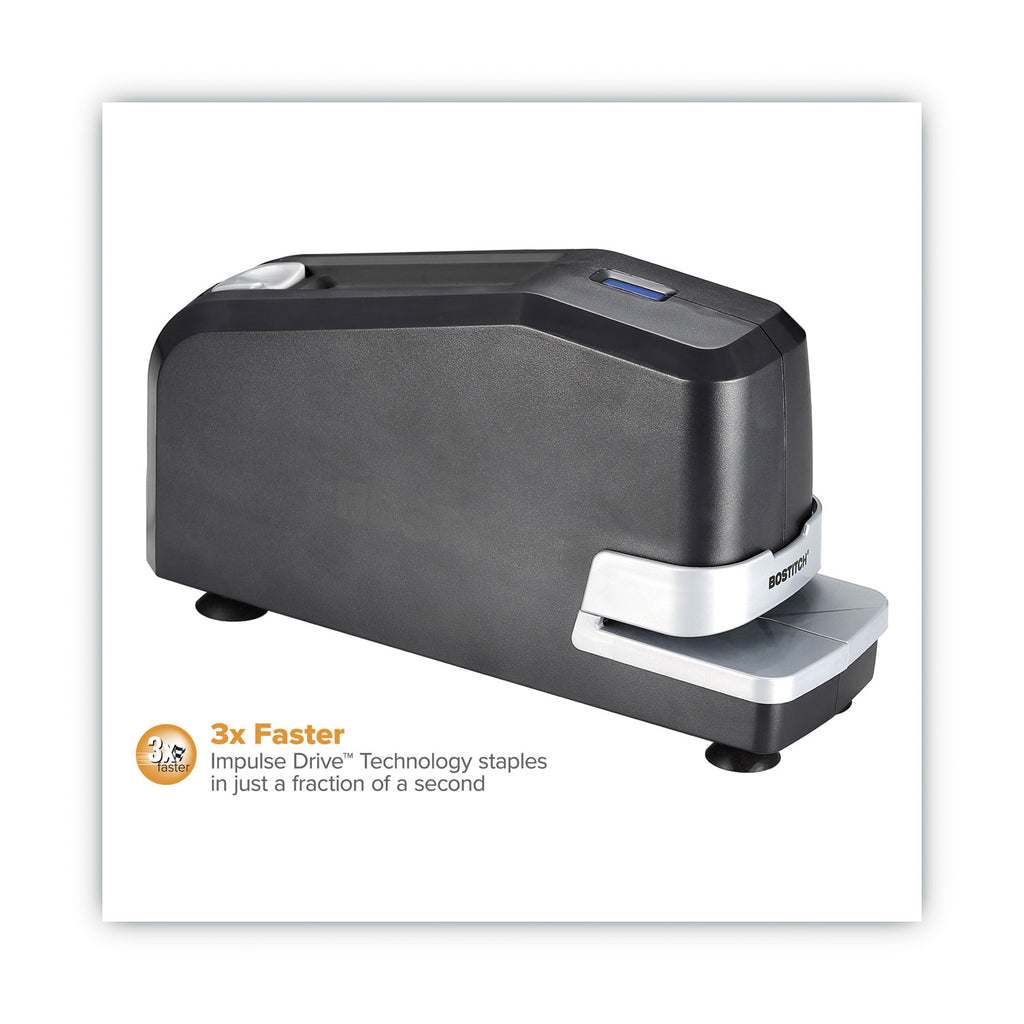 Impulse 30 Electric Stapler, 30-Sheet Capacity, Black