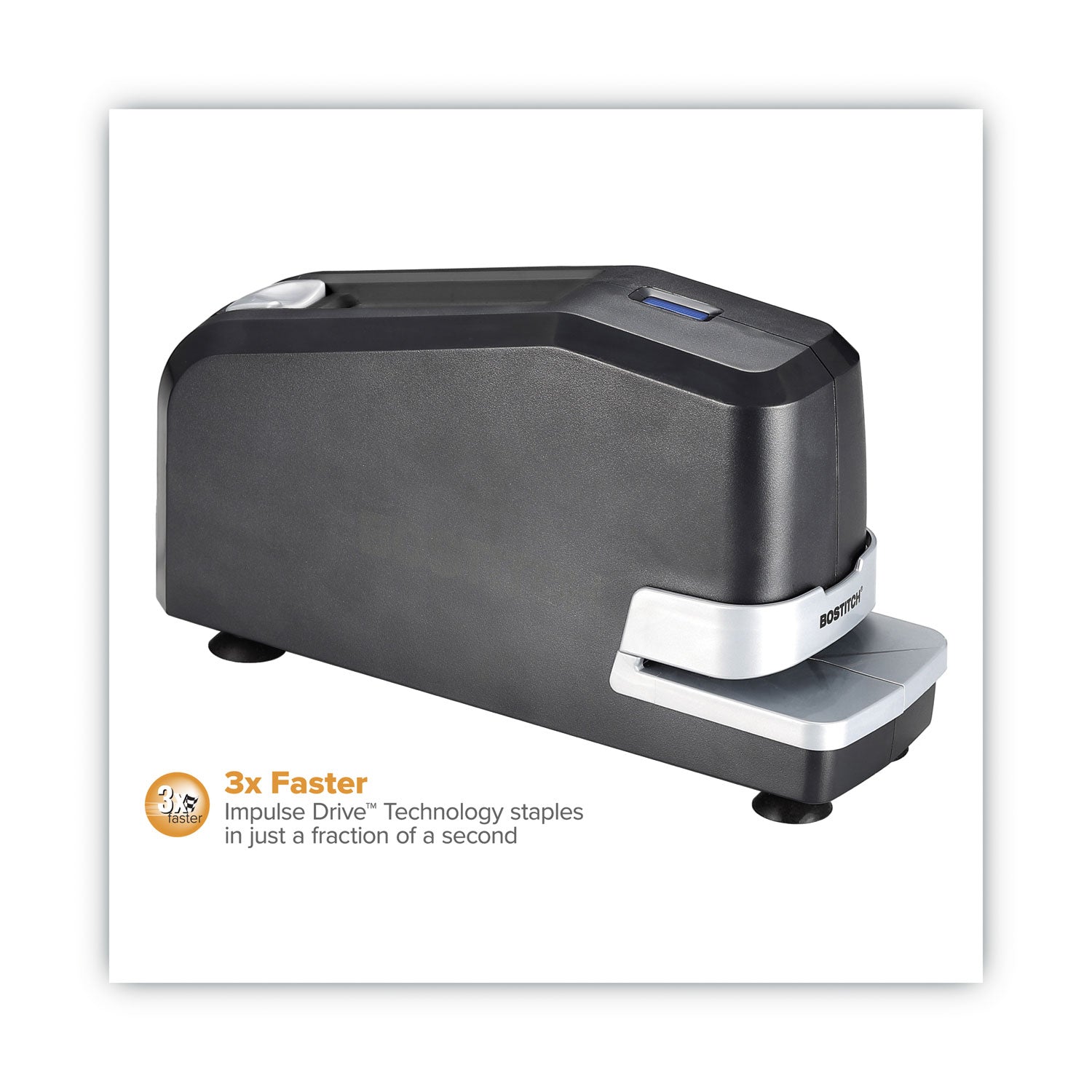 Impulse 30 Electric Stapler, 30-Sheet Capacity, Black