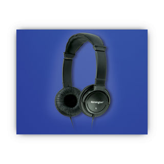 Hi-Fi Headphones, Plush Sealed Earpads, Black - 