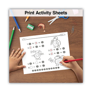 Printer Paper, 92 Bright, 20 lb Bond Weight, 8.5 x 11, 500 Sheets/Ream, 10 Reams/Carton