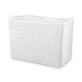 1/4-Fold Lunch Napkins, 1-Ply, 12" x 12", White, 6000/Carton