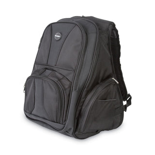 Contour Laptop Backpack, Fits Devices Up to 17", Ballistic Nylon, 15.75 x 9 x 19.5, Black - 