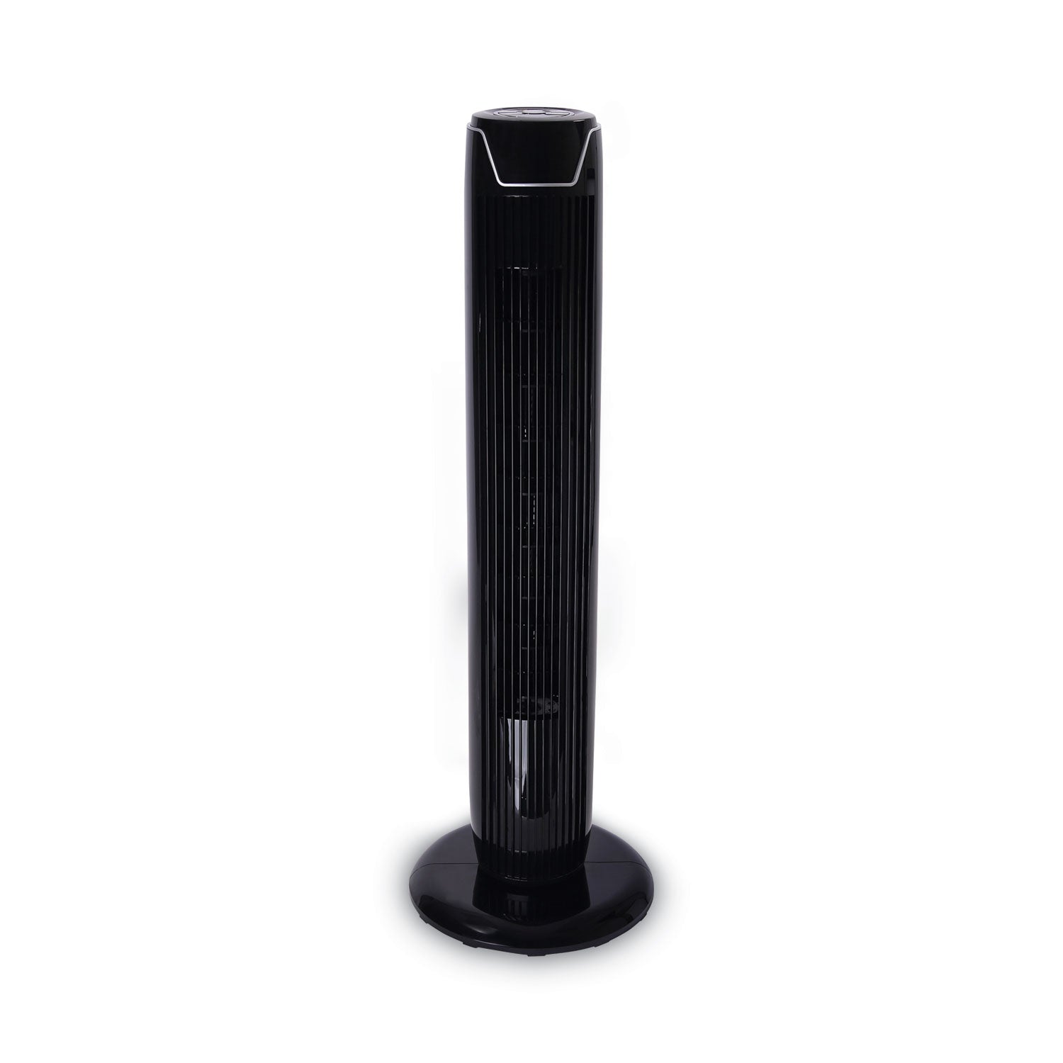 36" 3-Speed Oscillating Tower Fan with Remote Control, Plastic, Black - 