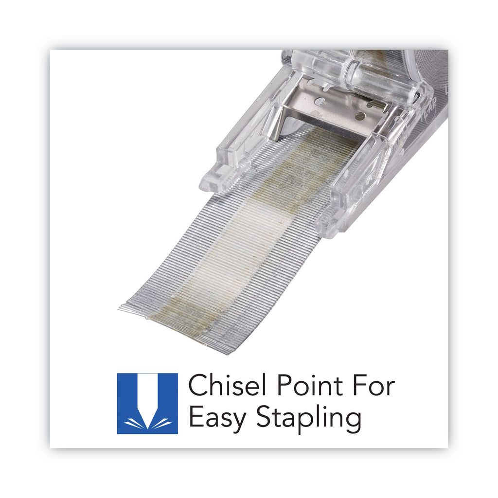 Cartridge Staples, 0.25" Leg, 0.5" Crown, Steel, 5,000/Box