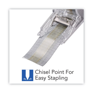 Cartridge Staples, 0.25" Leg, 0.5" Crown, Steel, 5,000/Box