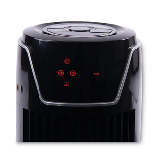 36" 3-Speed Oscillating Tower Fan with Remote Control, Plastic, Black - 