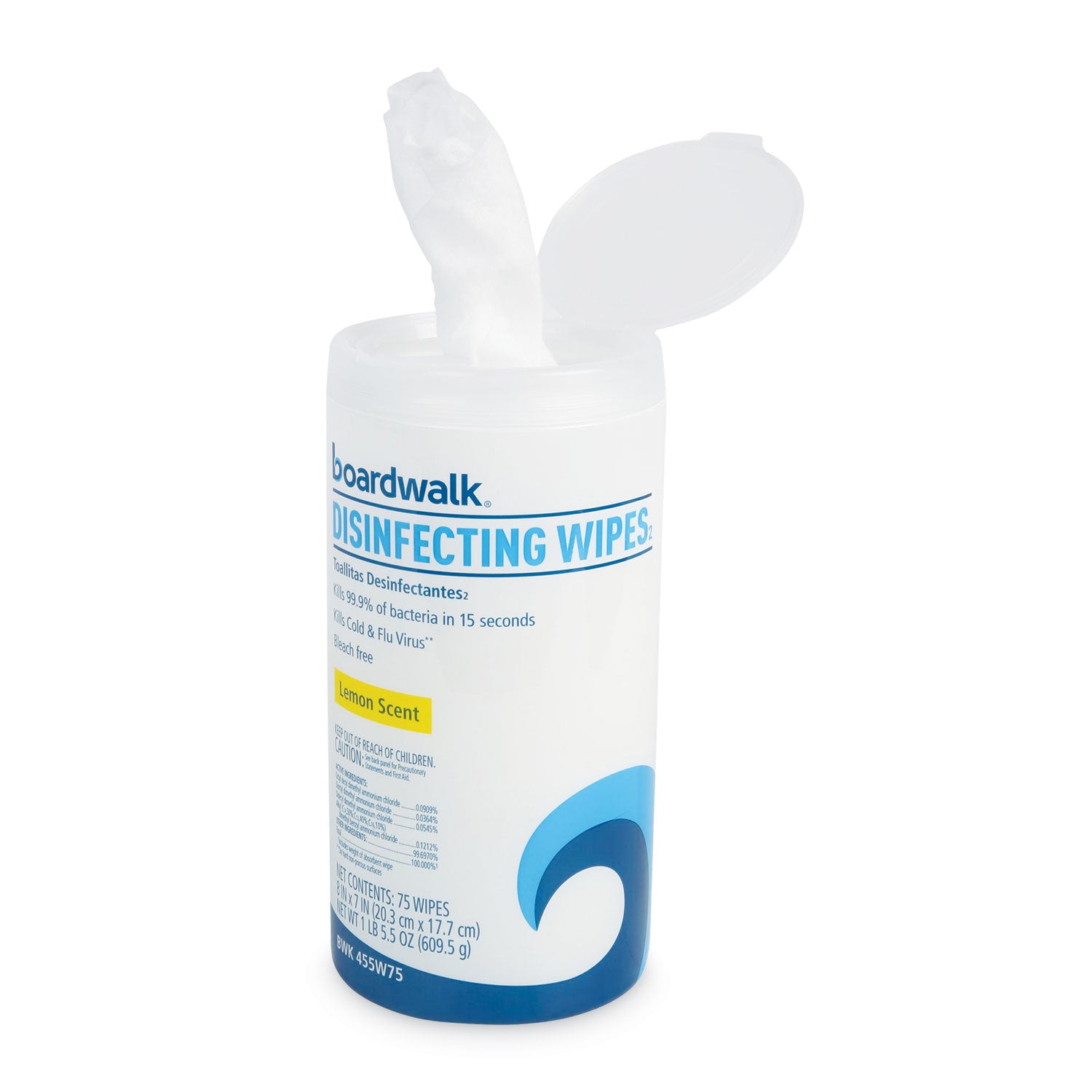 disinfecting-wipes-7-x-8-lemon-scent-75-canister-6-canisters-carton_bwk455w75 - 5