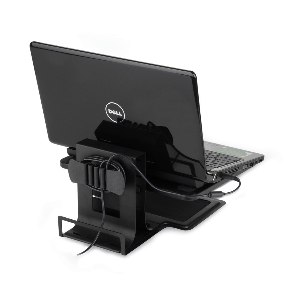 Adjustable Laptop Stand, 10" x 12.5" x 3" to 7", Black, Supports 7 lbs - 