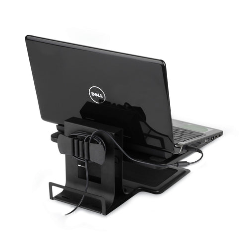 Adjustable Laptop Stand, 10" x 12.5" x 3" to 7", Black, Supports 7 lbs - 