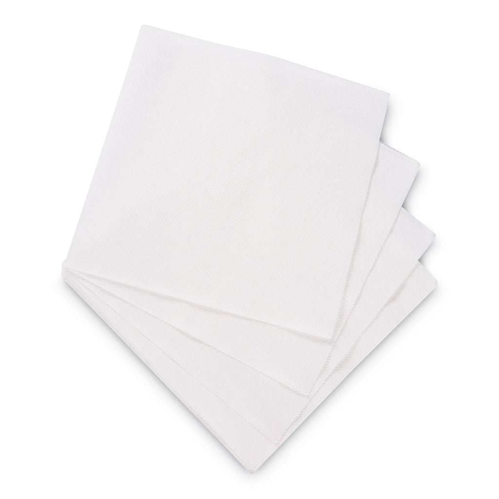 1/4-Fold Lunch Napkins, 1-Ply, 12" x 12", White, 6000/Carton