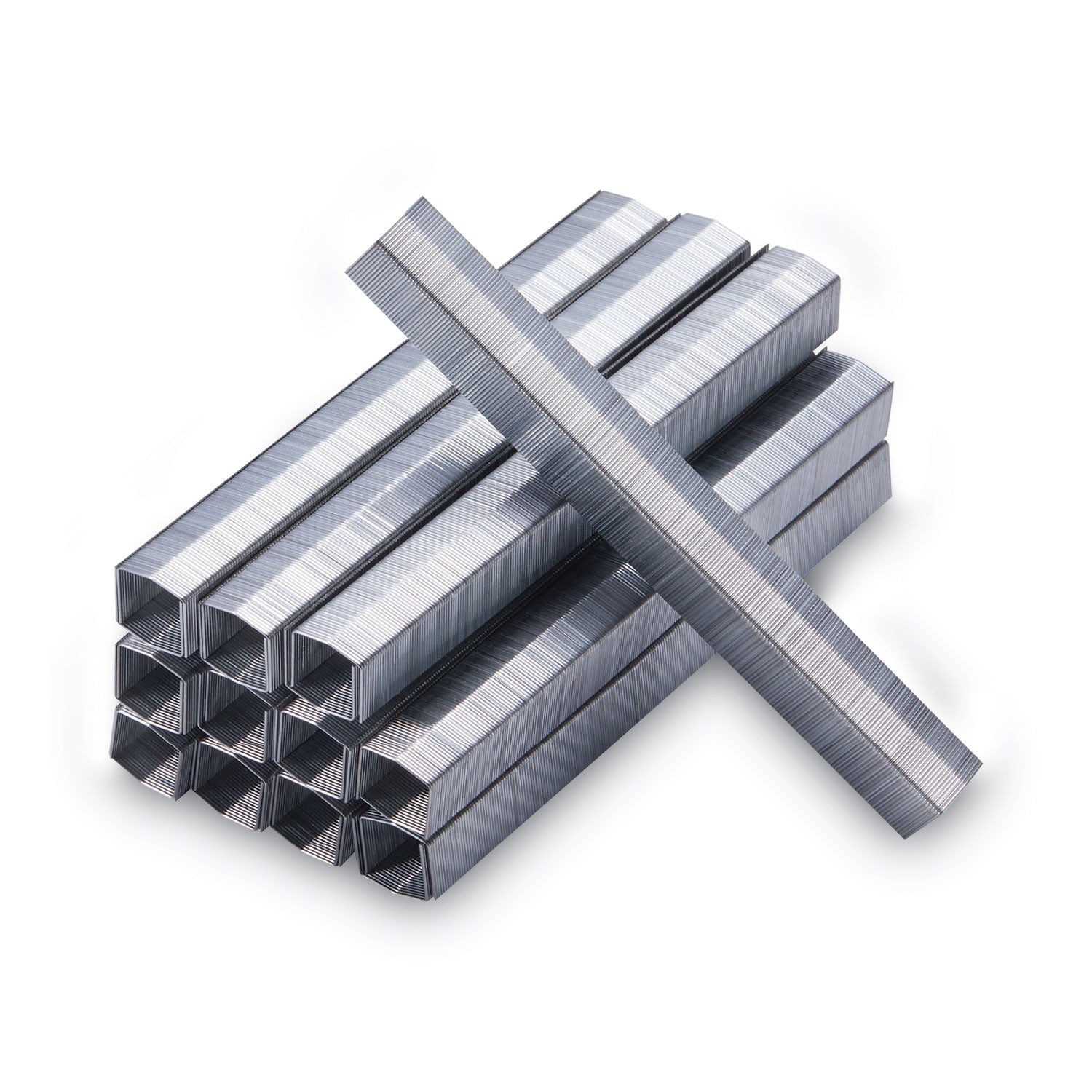 B8 PowerCrown Premium Staples, 0.38" Leg, 0.5" Crown, Steel, 5,000/Box