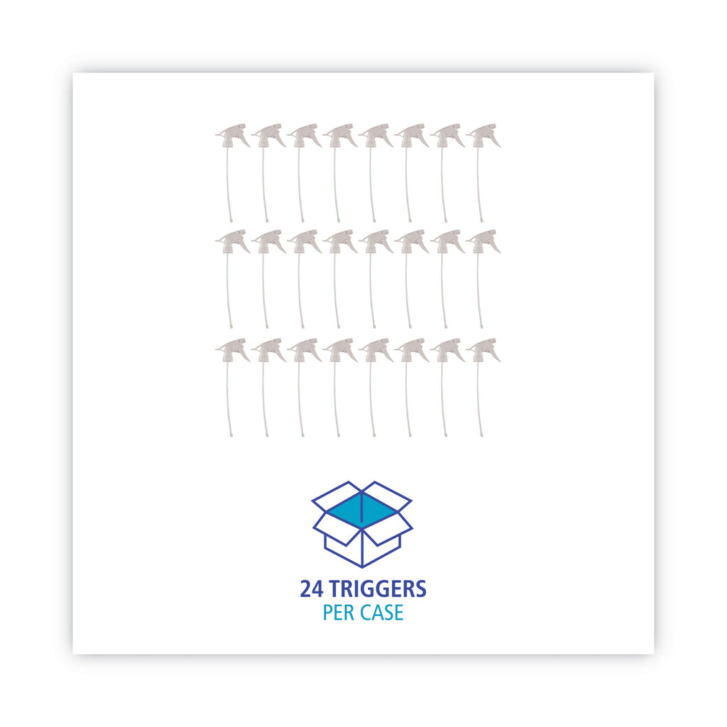 Trigger Sprayer 300ES, 9.5" Tube, Fits oz Bottles, White, 24/Carton
