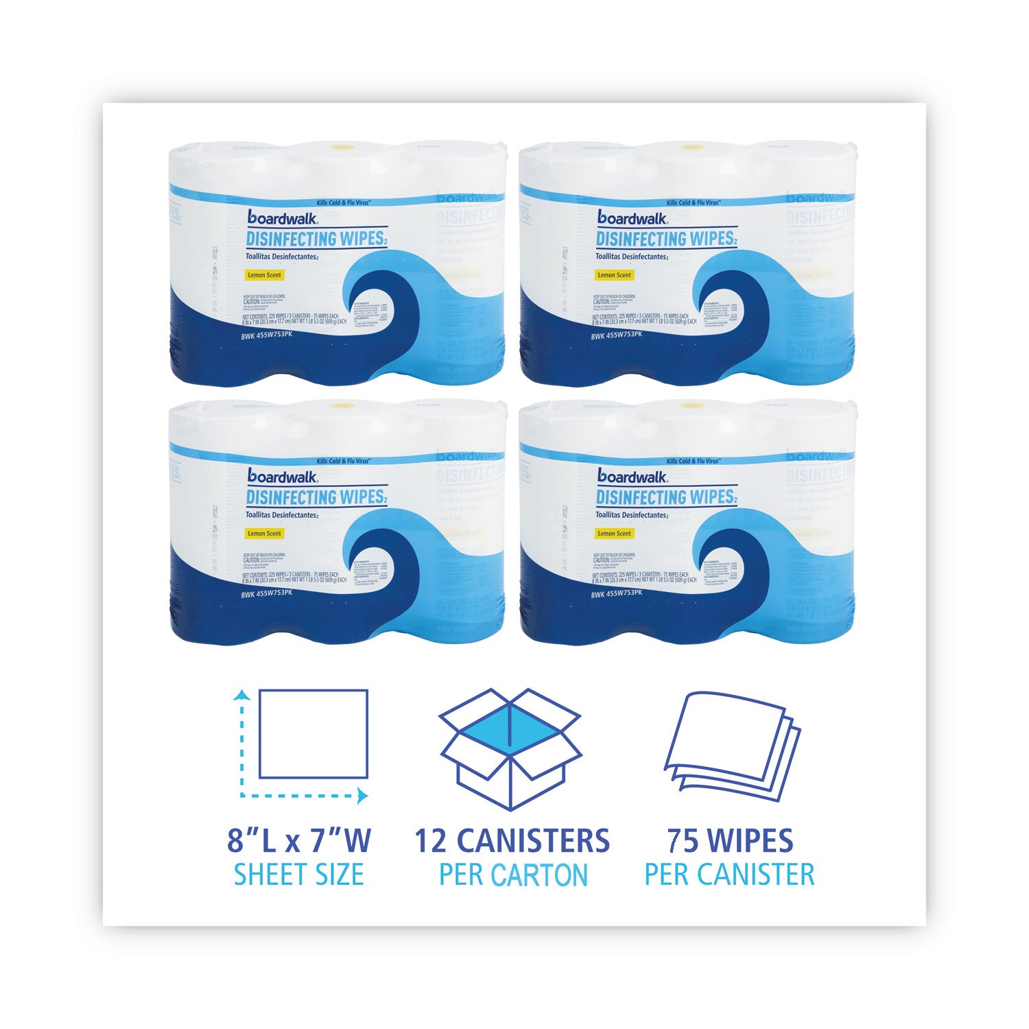 disinfecting-wipes-7-x-8-lemon-scent-75-canister-12-canisters-carton_bwk455w753ct - 8