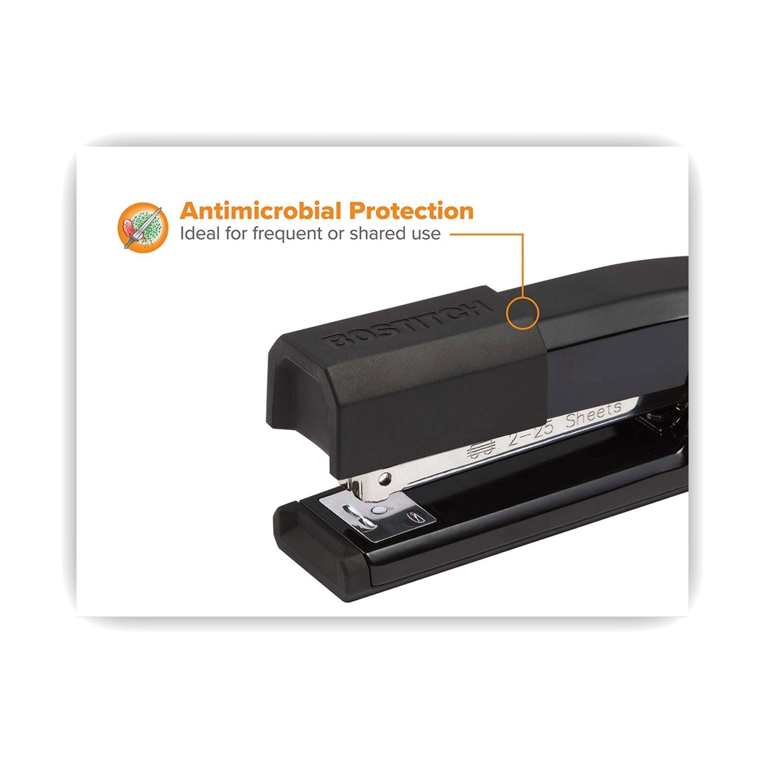 Epic Stapler, 25-Sheet Capacity, Black - 