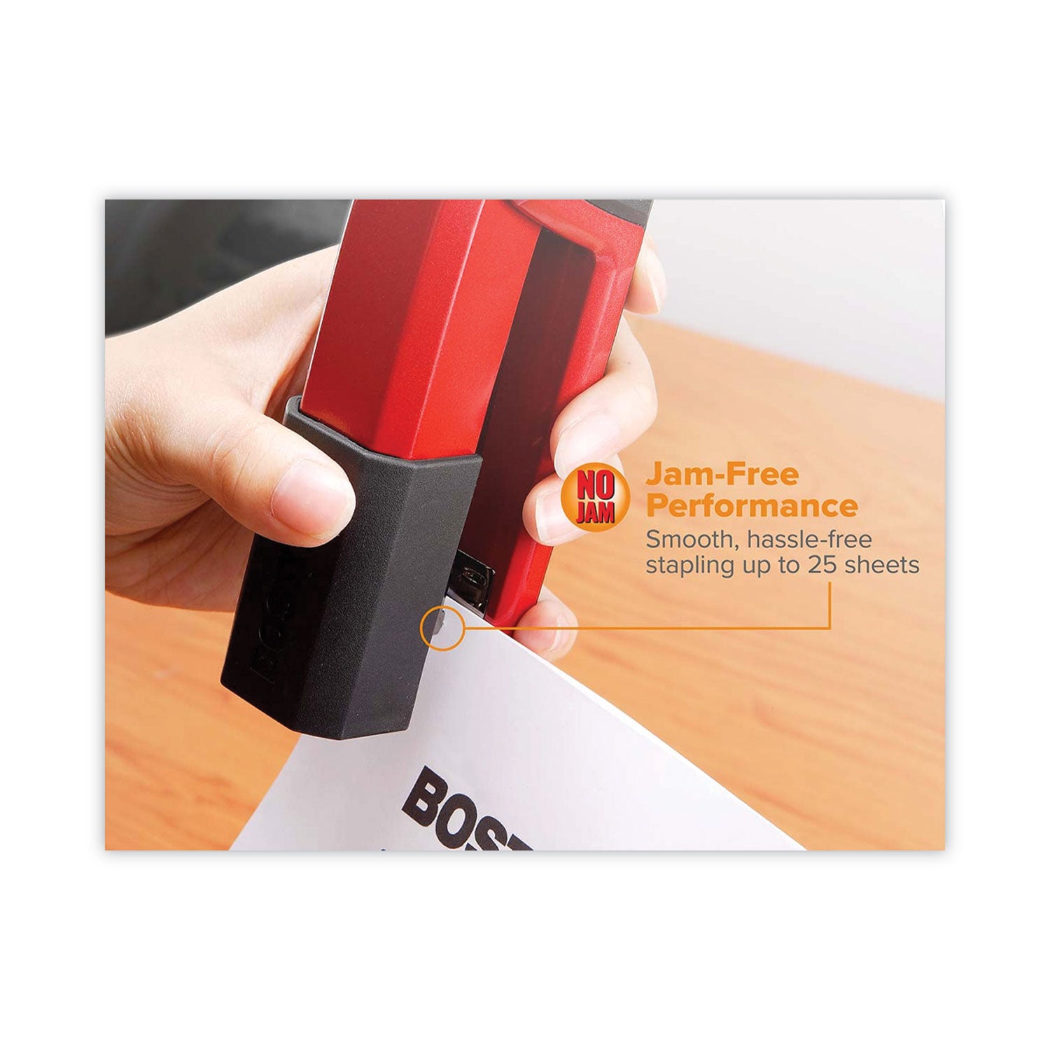 Epic Stapler, 25-Sheet Capacity, Red