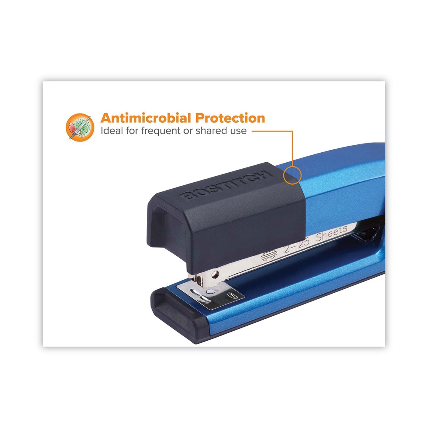 Epic Stapler, 25-Sheet Capacity, Blue - 