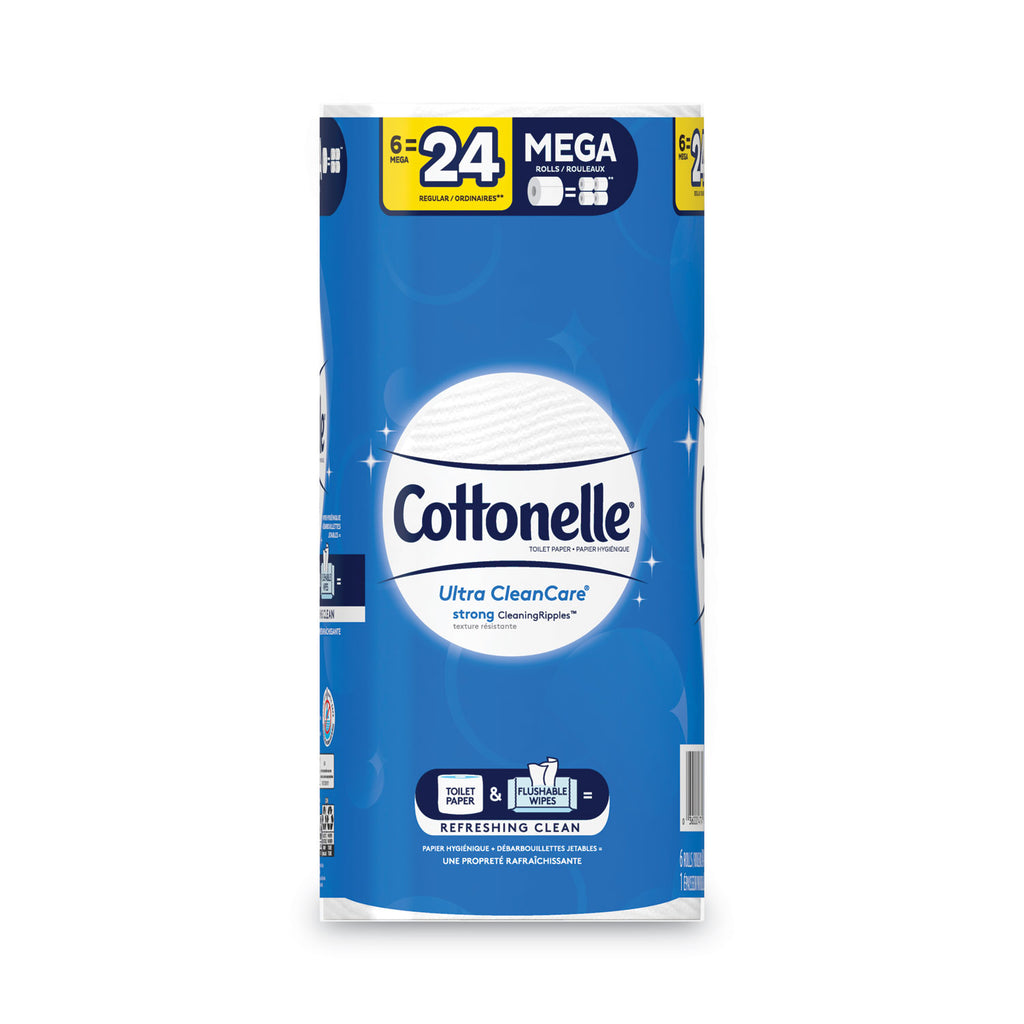 ultra-cleancare-toilet-paper-strong-tissue-mega-rolls-septic-safe-1-ply-white-340-sheets-roll-6-rolls-pk-6-pks-carton_kcc47747 - 4