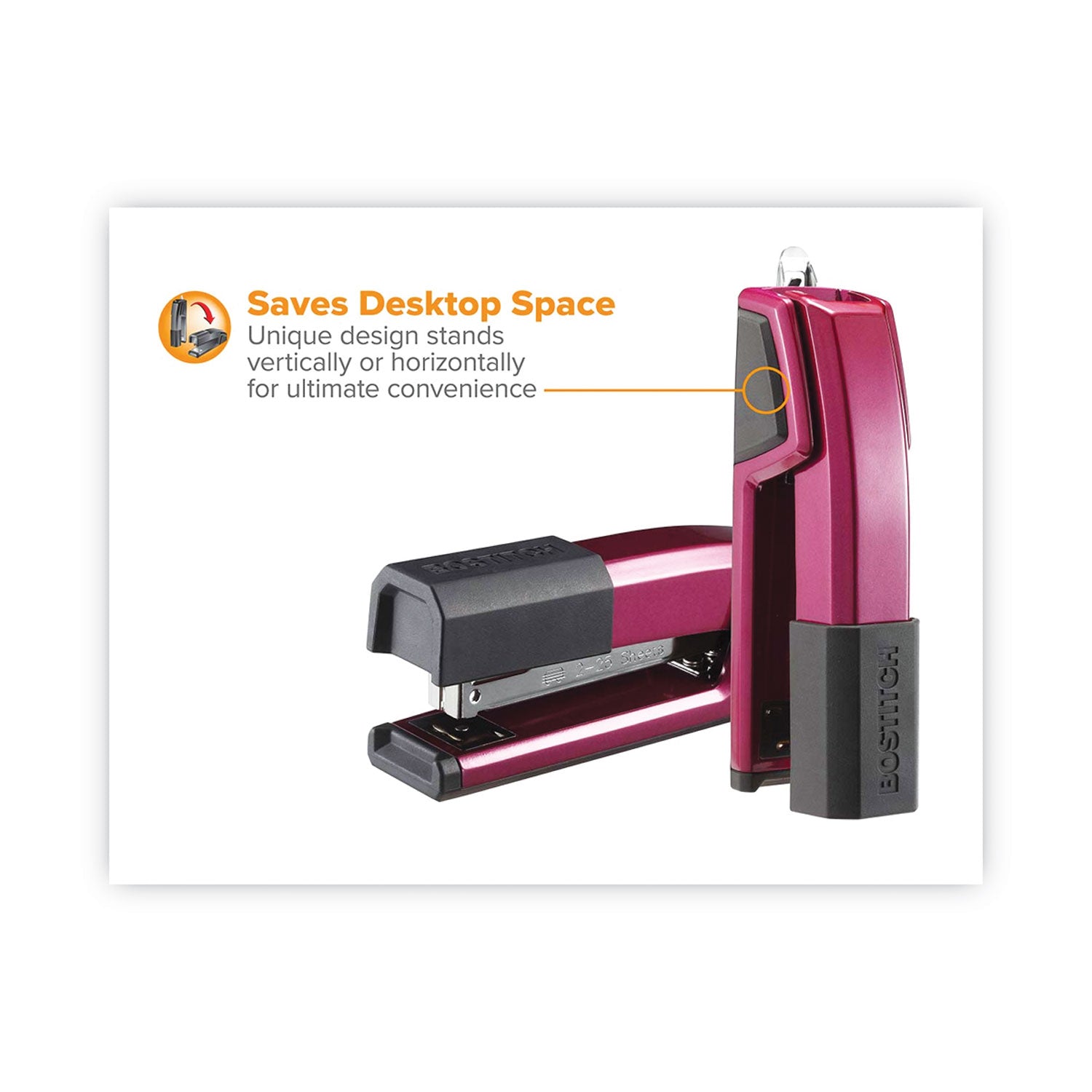 Epic Stapler, 25-Sheet Capacity, Magenta - 7