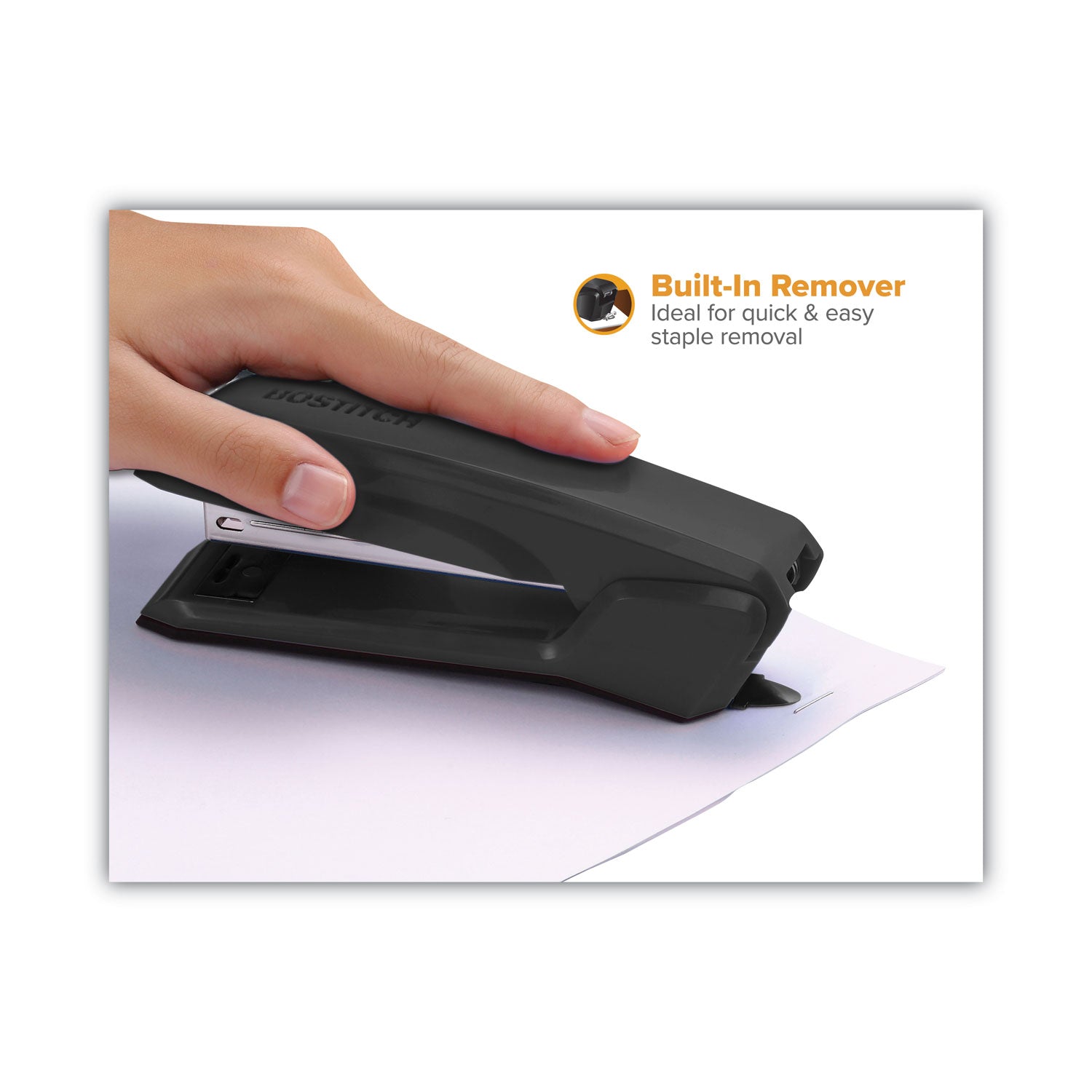 Ascend Stapler, 20-Sheet Capacity, Black - 