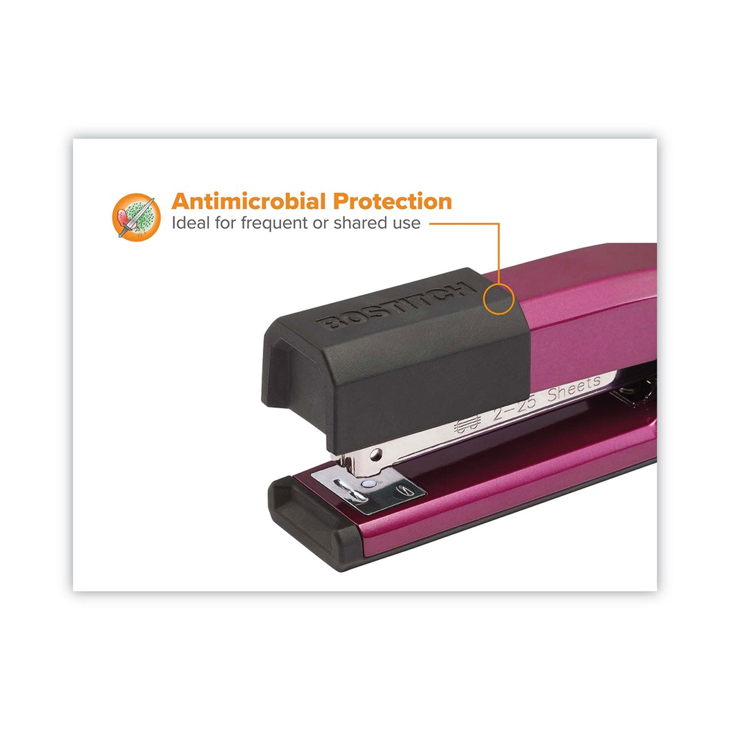 Epic Stapler, 25-Sheet Capacity, Magenta - 3