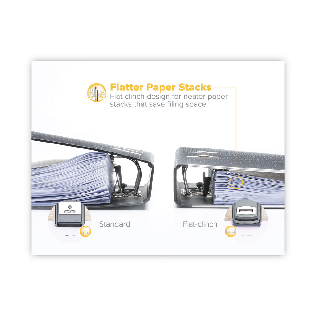 EZ Squeeze 75 Stapler, 75-Sheet Capacity, Black - 