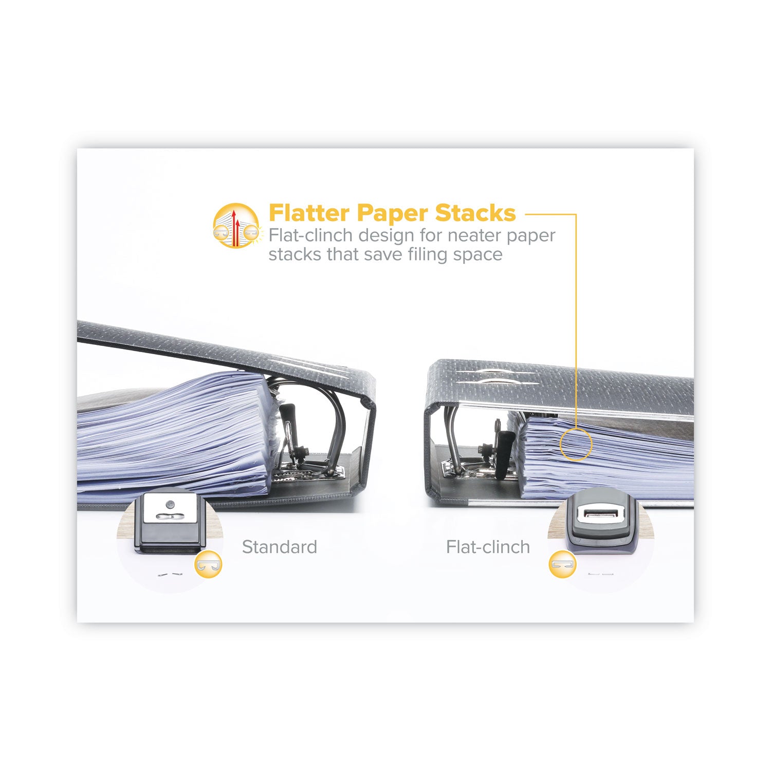 EZ Squeeze 75 Stapler, 75-Sheet Capacity, Black - 