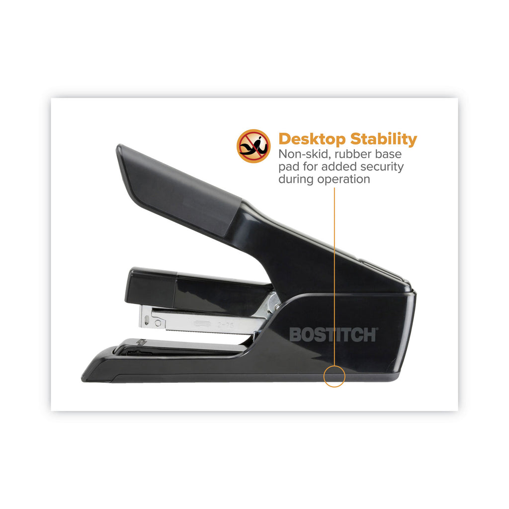 EZ Squeeze 75 Stapler, 75-Sheet Capacity, Black - 