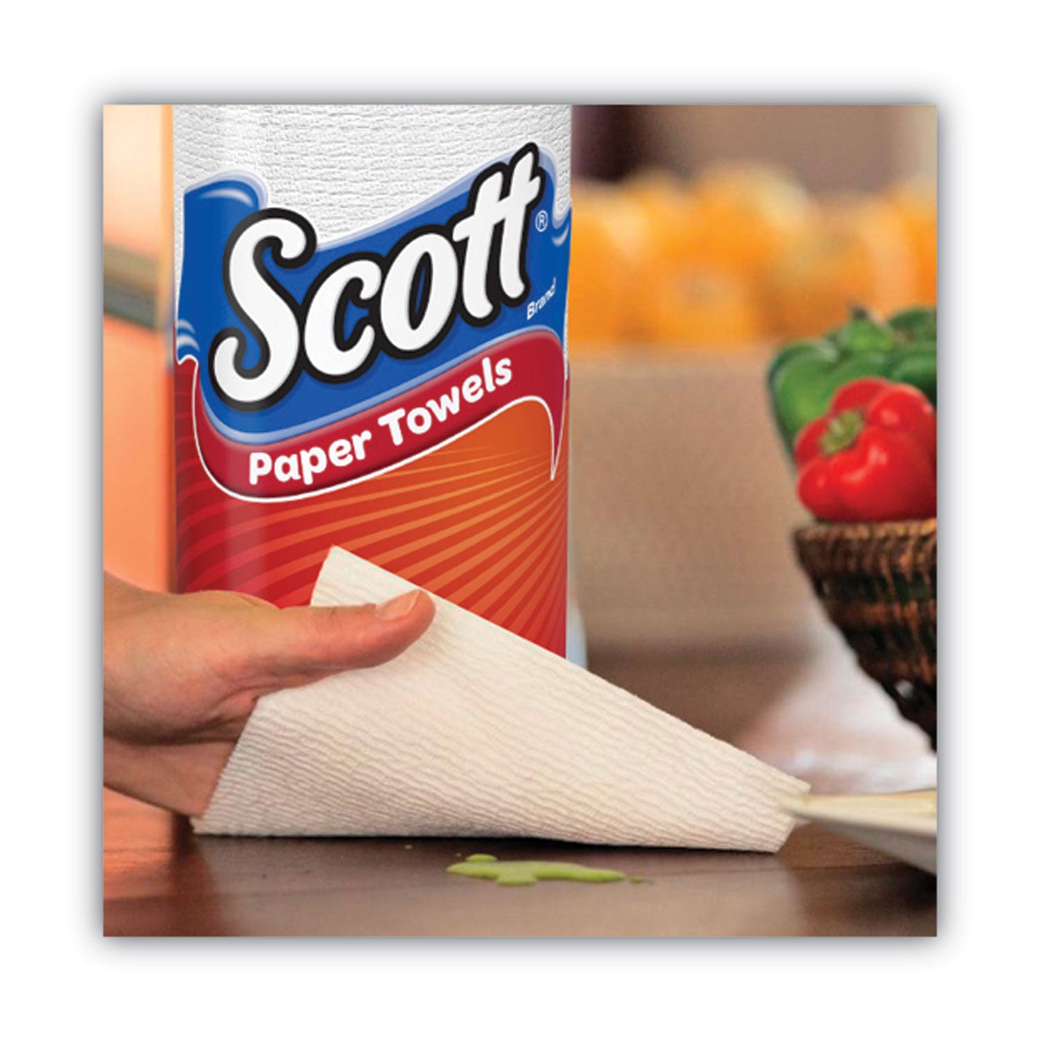 choose-a-size-mega-kitchen-roll-paper-towels-1-ply-100-roll-6-rolls-pack-4-packs-carton_kcc55413 - 3