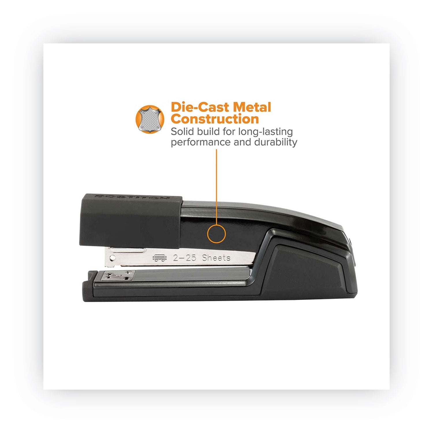 Epic Stapler, 25-Sheet Capacity, Black