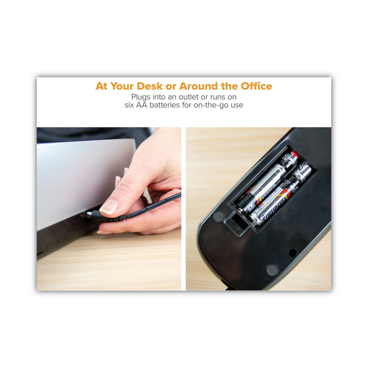 12-Sheet Electric Three-Hole Punch, 9/32" Holes, Black - 