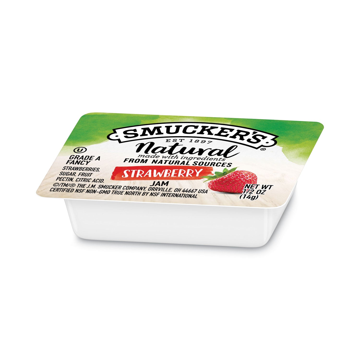 smuckers-1-2-ounce-natural-jam-05-oz-container-strawberry-200-carton_smu8201 - 3