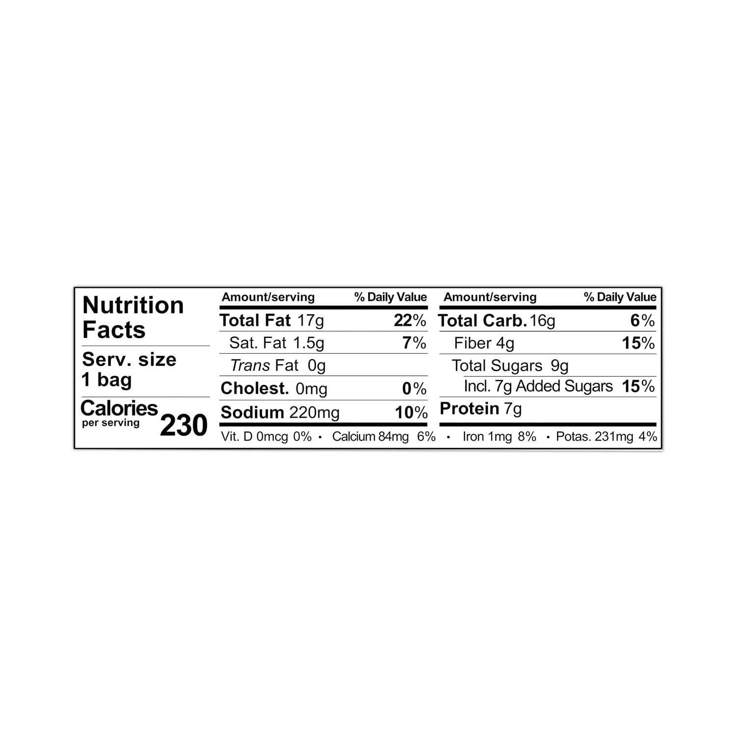 Sahale Snacks Honey Almonds Glazed Snack Mix - Non-GMO, Gluten-free - Honey, Almond, Vanilla - 1.50 oz - 18 / Carton