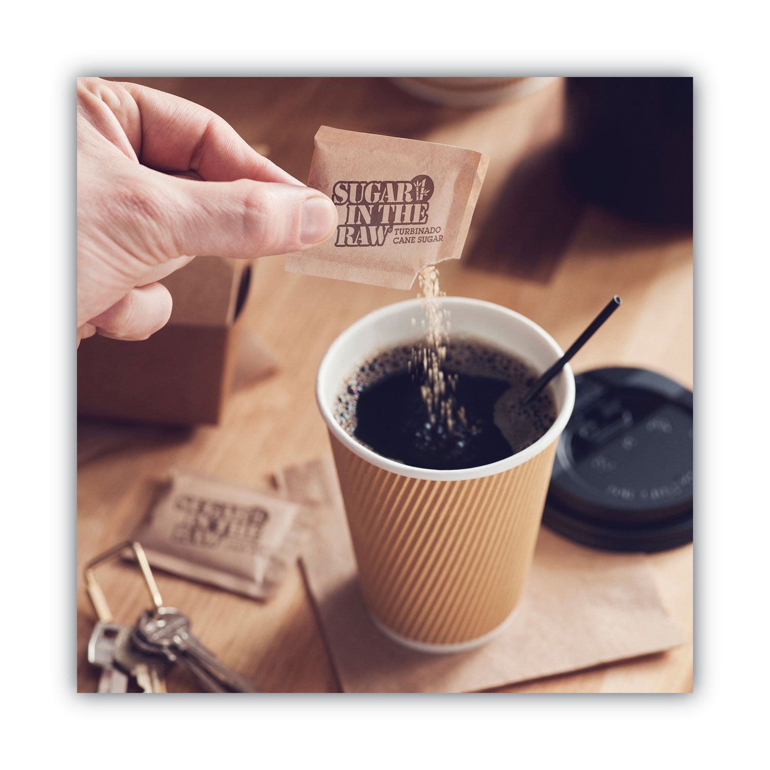 Sugar Packets, 0.2 oz Packets, 200 Packets/Box, 2 Boxes/Carton