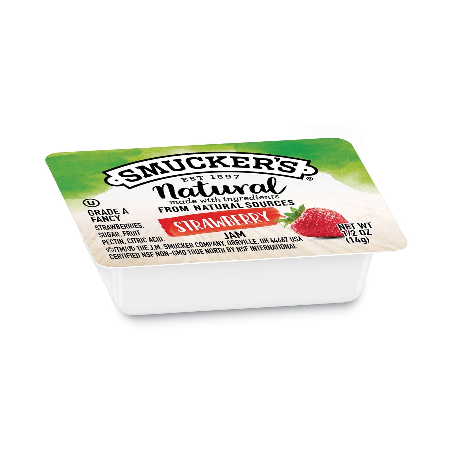 smuckers-1-2-ounce-natural-jam-05-oz-container-strawberry-200-carton_smu8201 - 2